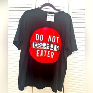 100% authentic Moschino oversized graphic tee size medium